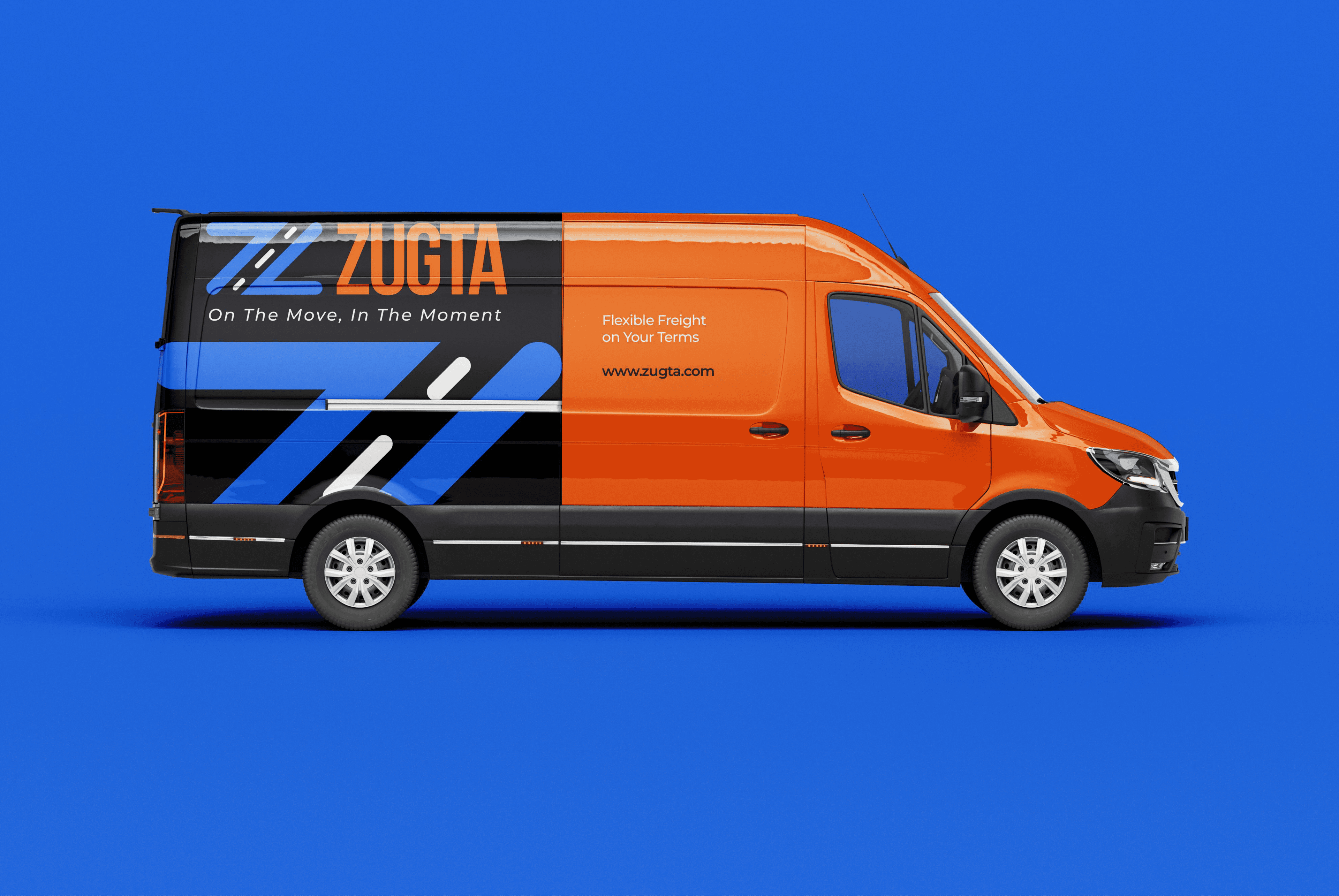 Modern freight delivery with digital tracking